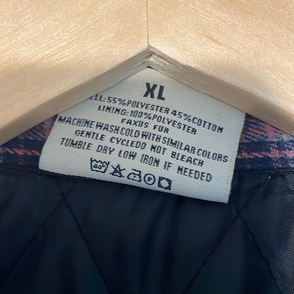 Visive The Jacob Quilted Mens Button Down Flannel Jacket - Picture 12 of 17